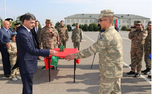 Hərbi Prokurorluq Ulu Öndər Heydər Əliyevin 100 illik yubileyi ilə bağlı Ağcabədidə tədbir keçirib