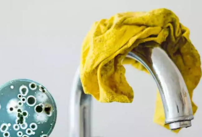 Kranın üzərində saxlanılan yaş bezlər təhlükəlidir - eşidən dərhal zibilə atır