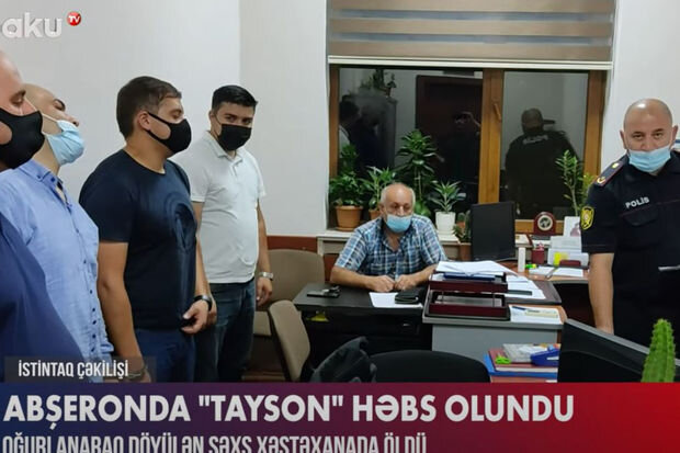 Qol gücü "Tayson"u həbsə apardı: Amansız qətlin dəhşətli TƏFƏRRÜATI - VİDEO
