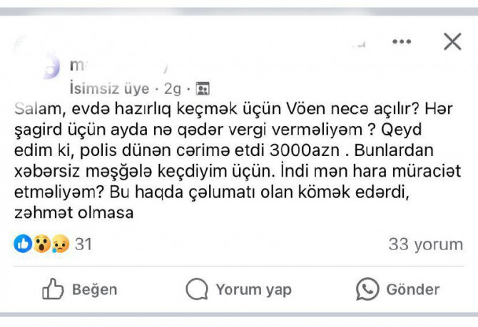 Azərbaycanda repetitor xidməti göstərən müəllimlər cərimələnir? - FOTO