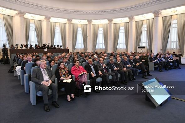 XİN və Müdafiə Nazirliyinin birgə brifinqi başladı - FOTO/VİDEO