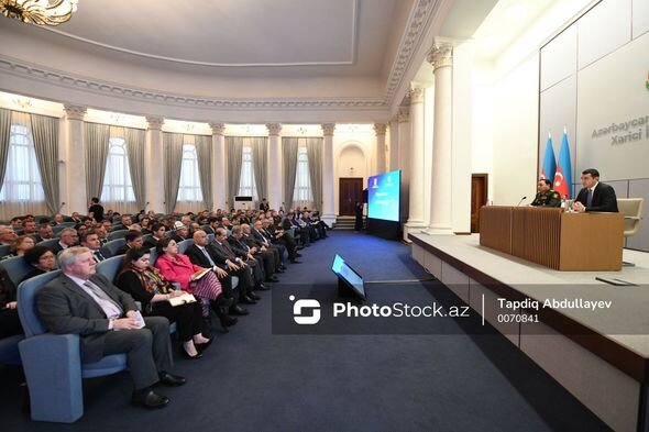 XİN və Müdafiə Nazirliyinin birgə brifinqi başladı - FOTO/VİDEO