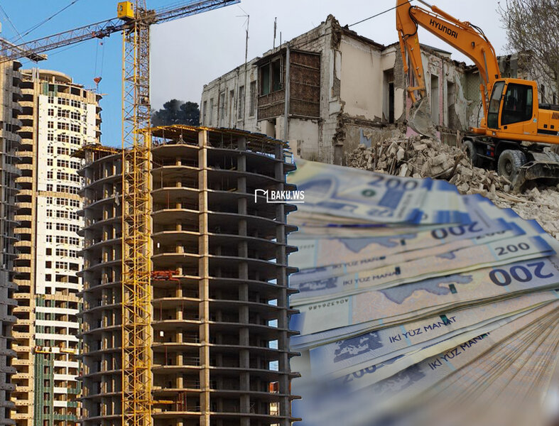 Bakıda yeni ünvanda söküntü - Sakinlərə kirayə pulu və mənzillər veriləcək