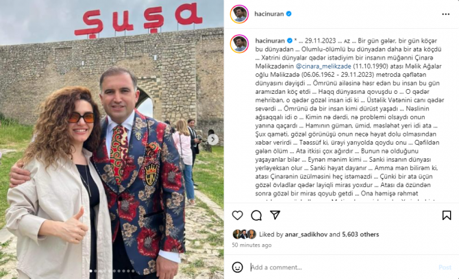 Metroda ölən şəxs azərbaycanlı müğənninin atası imiş - FOTO