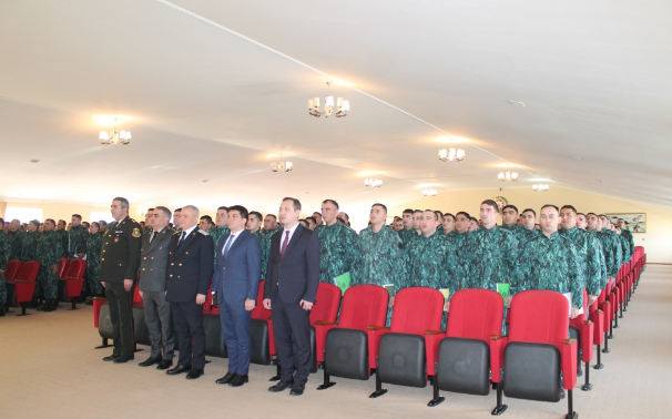 Hərbi Prokurorluq Ulu Öndərin 100 illik yubileyi ilə bağlı Şəmkirdə tədbir keçirib