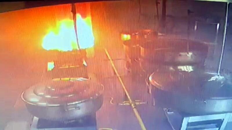 Sobada unudulmuş yemək yanğına səbəb olub