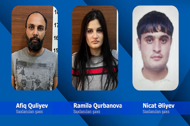 Bakıda narkotik satanlar saxlanıldılar - Aralarında 22 yaşlı qız da var + VİDEO