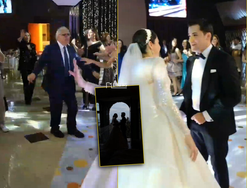 Yazıçı Anarın nəvəsinin toyundan görüntülər - VİDEO