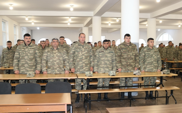 Hərbi Prokurorluq Ulu Öndərin 100 illik yubileyi ilə bağlı Xankəndidə tədbir keçirib