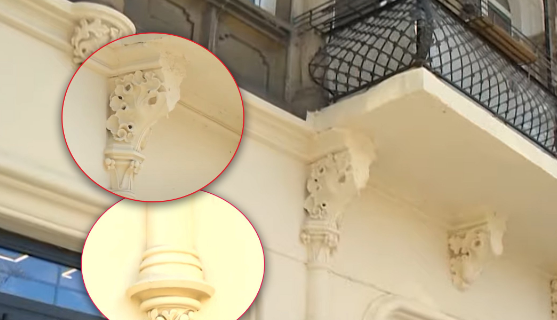 Bakıda tarixi binanı rəngləyən şəxs kimdir? - VİDEO