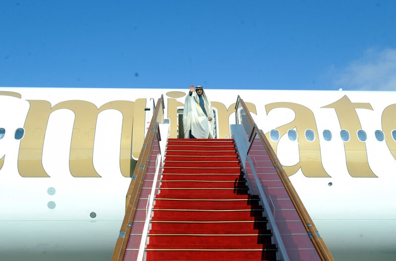 BƏƏ prezidentinin Azərbaycana rəsmi səfəri başa çatdı - FOTO