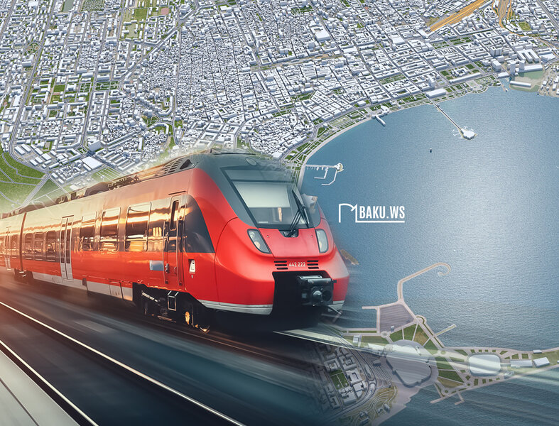 Bakıda tramvay xətti bu ərazilərdən keçəcək - XƏRİTƏ