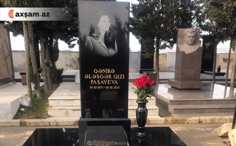 Qənirə Paşayevanın məzarı - Foto