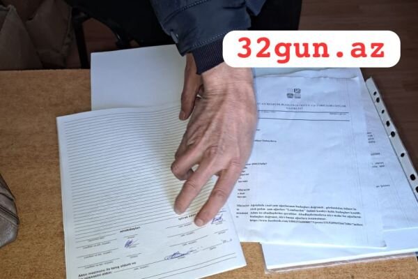 Ağstafada Regional Ekologiya və Təbii Sərvətlər İdarəsinin əməkdaşlarından qanunsuz ƏMƏL: Boş sənədə imza atıldı (FOTOFAKT)
