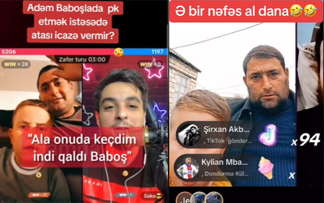 Uşaqlarına söyüş öyrədib TikTokdan pul qazananlar...