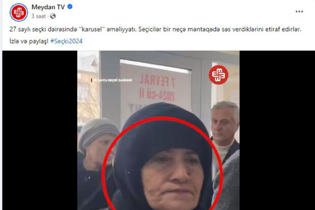 "Meydan TV"nin yaydığı video əsaslı deyil və tərəfsizlik prinsiplərinə ziddir - FOTO