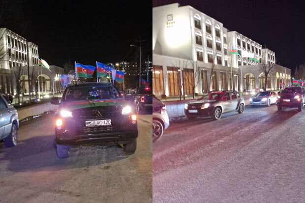 Şuşada İlham Əliyevin seçkidə qələbəsi münasibətilə atəşfəşanlıq - YENİLƏNİB + FOTO/VİDEO