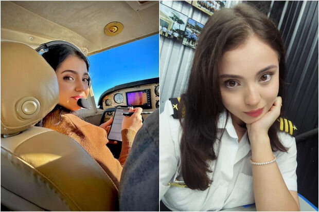 Azərbaycanlı qız ABŞ-də pilot oldu - FOTO