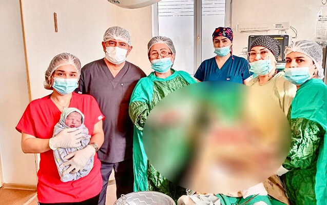 Şəhidin qardaşı dünyaya gəldi - Foto