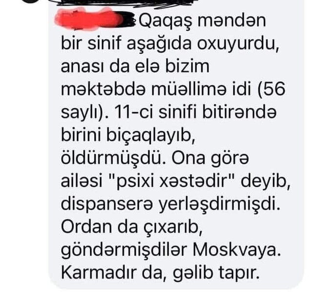 Əhməd əvvəllər də adam bıçaqlayıb?