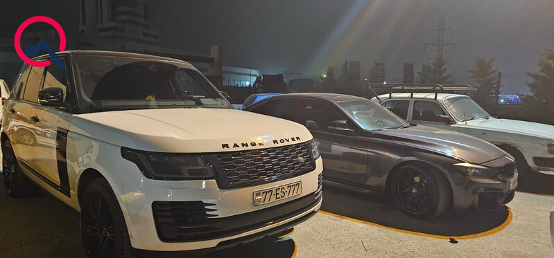 "Range Rover"i 200-lə sürdü, cəzalandırıldı - Video