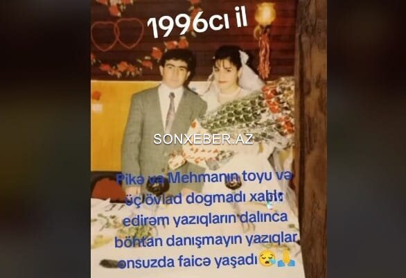 Əhmədin öldürdüyü ata-anasının toy görüntüləri yayıldı - FOTO