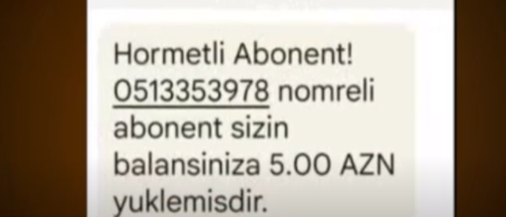 Azərbaycanda daha bir dələduzluq növü: sms-lə pulları oğurlayırlar - VİDEO