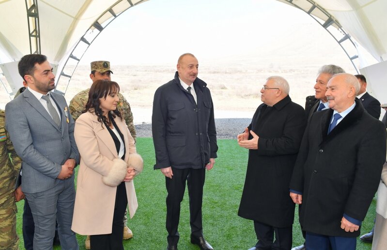 İlham Əliyevin Xocalı səfərindən - Fotolar