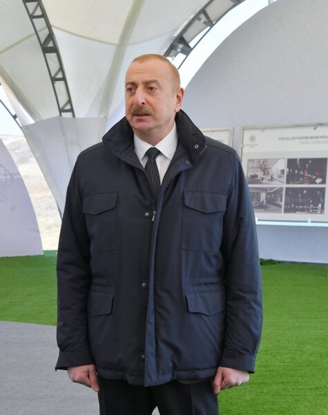 İlham Əliyevin Xocalı səfərindən - Fotolar