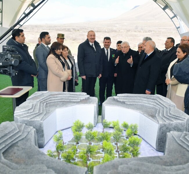 İlham Əliyevin Xocalı səfərindən - Fotolar