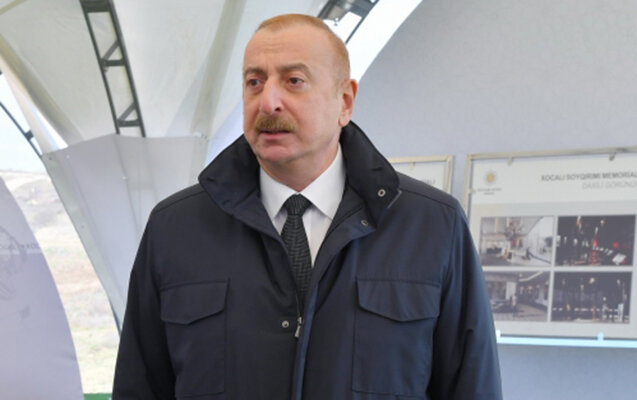 Prezident Xocalı qurbanlarını sükutla yad etdi