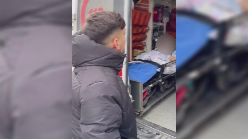 Təcili yardım maşınının xəstə daşıdığına inanmadı: Xəstəni görəndə isə görün nə dedi -VİDEO