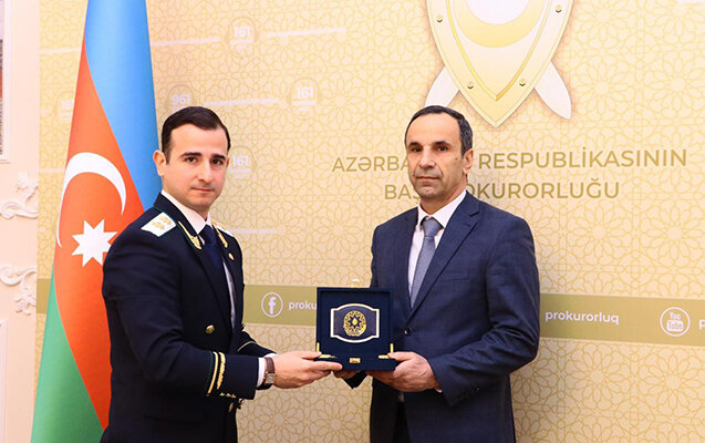 Müharibə veteranı olan prokuror təqaüdə göndərildi - Fotolar