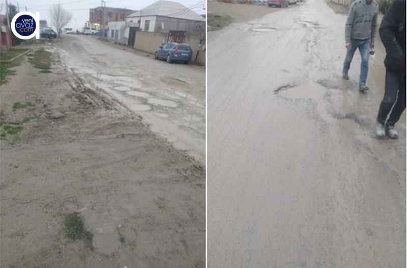 Masazır sakinləri: "Necə olur ki, 5 ildir təmir olunan yol sıradan çıxıb?" – Fotolar