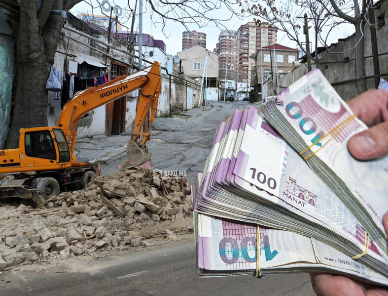 Bakıda bu ünvanda evlər söküləcək - Sakinlərə 500 AZN kirayə pulu və mənzillər veriləcək
