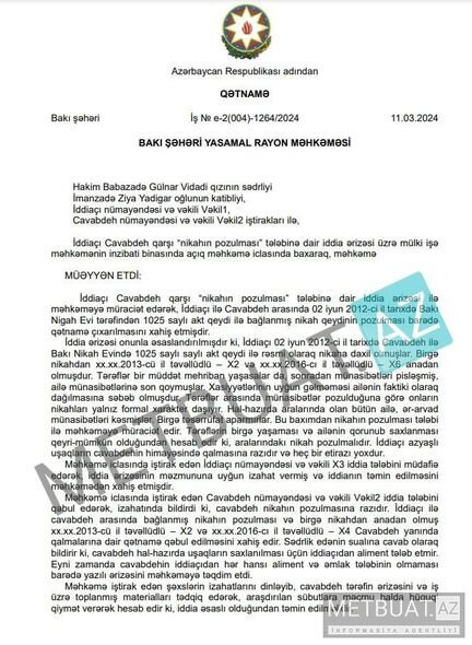 Qızının ailəsinin dağıldığı deyilən deputatın oğlu da boşandı - FOTO