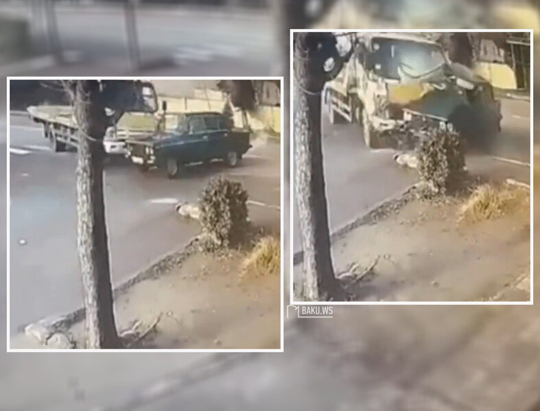 Bərdədə ölümlə nəticələnən qəzanın görüntüləri - ANBAAN VİDEO