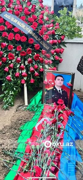 İşğaldan azad edilən ərazidə həlak olan polislər dəfn edildilər - FOTO/VİDEO