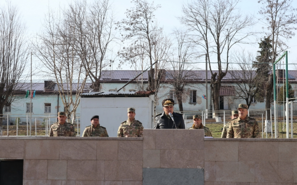 Hərbi prokuror Xanlar Vəliyev Şuşa və Xankəndidə hərbçilərlə görüşüb