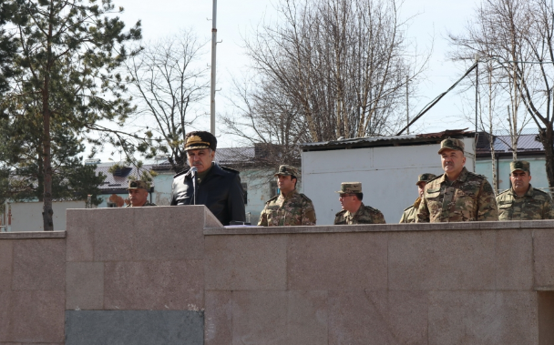 Hərbi prokuror Xanlar Vəliyev Şuşa və Xankəndidə hərbçilərlə görüşüb