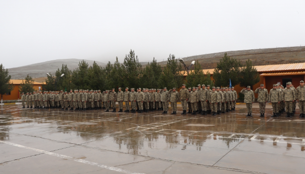 Hərbi Prokurorluq işçiləri Müdafiə Nazirliyinin yüksəkrütbəli vəzifəli şəxsləri ilə birgə Novruz bayramı ərəfəsində hərbi hissələrdə olublar