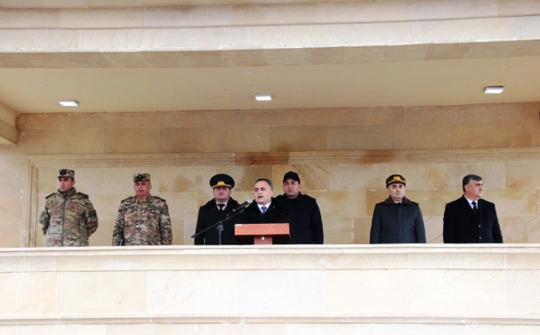 Hərbi Prokurorluq işçiləri Müdafiə Nazirliyinin yüksəkrütbəli vəzifəli şəxsləri ilə birgə Novruz bayramı ərəfəsində hərbi hissələrdə olublar