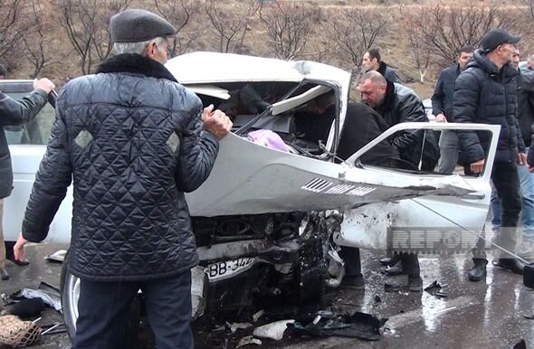 Naxçıvanda dəhşətli qəza: Ölənlər və yaralananlar var - FOTO