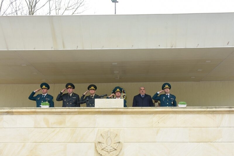 Hərbi Prokurorluq işçiləri Novruz bayramı ilə əlaqədar hərbi hissələrdə olublar
