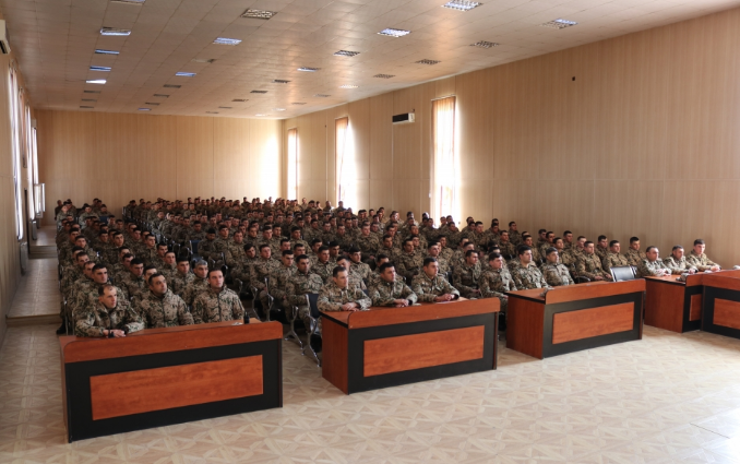 Hərbi Prokurorluq işçiləri DİN-in yüksək rütbəli vəzifəli şəxsləri ilə birgə hərbi hissələrdə olublar