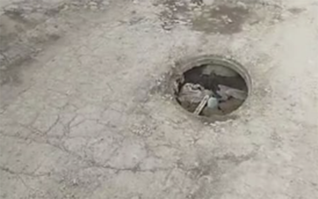 "Bu yolda yerimək təhlükəli hal alıb" - Video