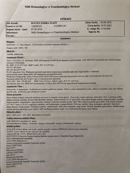 13 yaşlı Zəhranın dəstəyə ehtiyacı var: "Əməliyyat məbləğini toplaya bilmirik" - FOTO