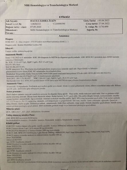 13 yaşlı Zəhranın dəstəyə ehtiyacı var: "Əməliyyat məbləğini toplaya bilmirik" - FOTO