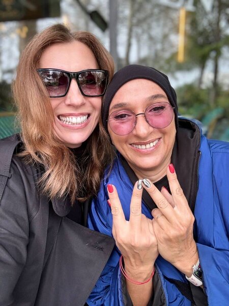 Aydanın ad günündə iştirak etmək üçün Bakıya gəldi - Fotolar