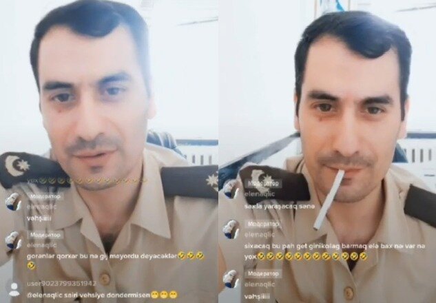 Nazir "TikTok"da canlı yayım açan rəis müavinini işdən çıxardı (FOTO)